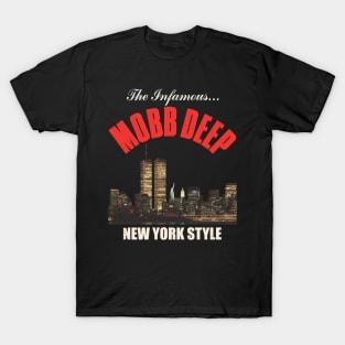 Mobb Deep 90s Hip Hop New York Skyline T-Shirt